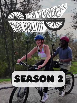 In Tandem with Chloe Radcliffe is BACK BABYYYY. S2 premieres this Wednesday Aug 26 on youtube with @Brennan Lee Mulligan as the first guest, put it on your work calendar #bike #cycling #interview #tandem 