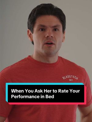When You Ask Her to Rate Your Performance in Bed #datinghumor #relationships #sketchcomedy  With @Hannah Kelly 