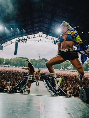 JUST A LITTLE MORE 🤏 #DROPITROTATE #musicfestival #dance 