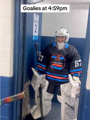 Goalies are a different breed 😂 #hockeyplayer #hockeylife #hockeytok @Nick Gallais 