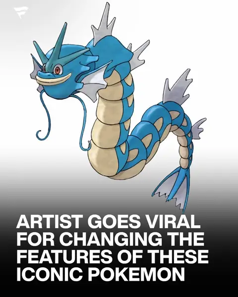Redditor DTSaranya takes Pokémon art to an unexpected level, altering and removing the most recognizable features of some of the franchise’s most beloved characters. Gyarados is smiling for the first time ever, Golbat looks ready to hit the dance floor, and Turtwig looks more like someone’s dog than a starter Pokémon. It proves how different these characters can look when just a couple of important details are taken away.