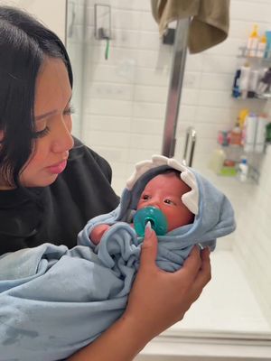 can’t believe we have a 1 week old already 😭 #KAED #karenmendoza 