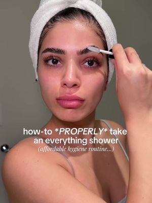 wish I could feel THIS clean everyday…😍 (everything shower routine ACTIVATED) #selfcareroutine #everythingshower #hygiene @SALT & STONE @Dove Beauty & Personal Care @K18 Hair @Matrix @Wella Pro @LOCCITANE @dieux @Paula's Choice @manyo @rhode skin @Tree Hut 