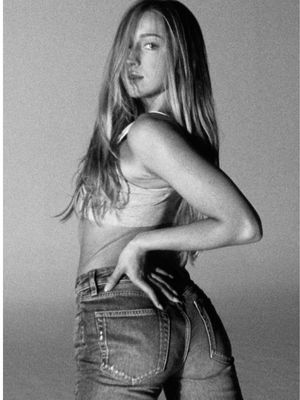 @tate mcrae feels the fit. Denim icons, worn her way.