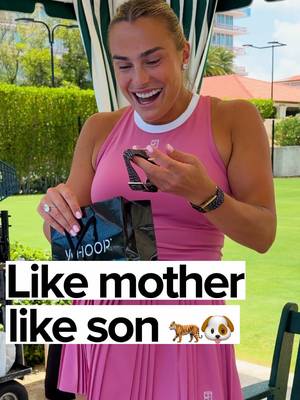 @Aryna Sabalenka’s new band is too good to leave ash out 🙂‍↔️🐅