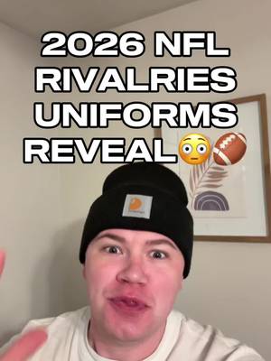 2026 NFL RIVALRIES UNIFORMS REVEAL😳🤣🏈 #nfl #football #sports #skit #funny 