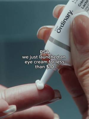 our FIRST EVER eye cream just dropped. MEET LACTO-PDRN* 🤝 #theordinary #theordinarystore #lactopdrn #new #eyecream 