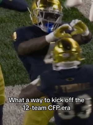 Jeremiyah Love went 98 yards to the house‼️🔥 #CFP #NotreDame #Irish #Love 