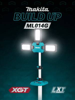 Our new XGT + LXT Tower Light. Coming in September. #makitauk #fyp #worklight #xgt #lxt 