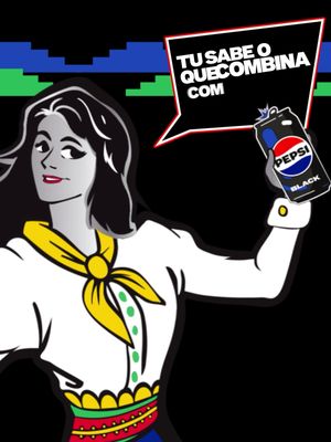 No Farroupilha teu rango favorito fica ainda melhor com uma PEPSI BLACK® gelada​