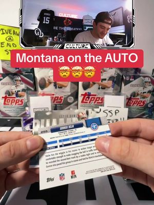 Monster pulls live all day 🥵🥵🥵 LIVE NOW 😏😏😏 #culturemedia #sportscards #joemontana #nfl #fyp