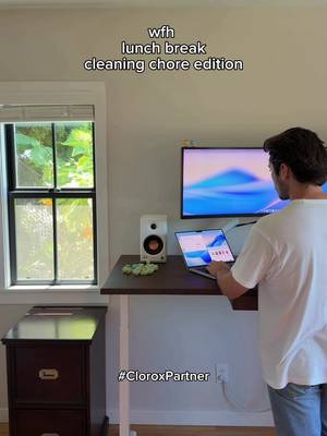 #CloroxPartner the pros of work from home lifestyle - get to clean my whole house during my breaks and thanks to @Clorox ToiletWand for making it quick and easy to clean our bathrooms #wfh #wfhlife #workfromhome #cleanhome 