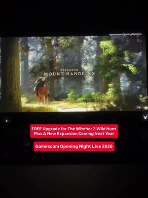 The Witcher 3: Wild Hunt Remastered is coming on September 29 and will be a free upgrade for current owners across all platforms. And look out for the Songs of the Past DLC coming next year. Not bad for a game that came out in 2015. #thewitcher3 #thewitcher #gamescom #gamescomopeningnightlive #gwent 