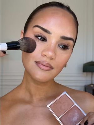 comparing my favorite shades of Patrick Ta blush duos!  She’s so LA  She’s Seductive She’s Blushing  Out Of Office Blush comparions, blush swatches, cream blush, favorite blush shades, blush for medium skin tones, glowy blushes, powder blush,  Favorite makeup, makeup reviews, #blushing #favoritemakeup #makeupreview #patrickta #pinkblush 