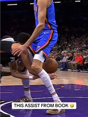 Opening up @NBA Assist Week in style 📚 🔥 #devinbooker #NBA #basketball #assist 