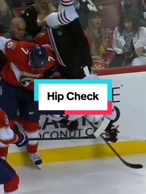 this hip check is a work of art