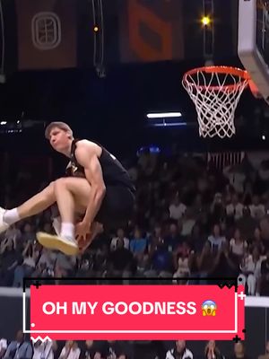 Accounting intern, Cam Hazzard did the unthinkable with an under the legs 360 😳 (via: @bleacherreport)