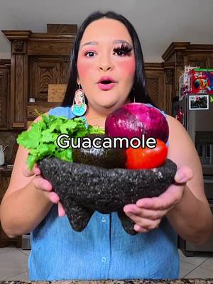 How to make guacamole in a molcajete  Chunky, fresh, and way better than mashing it in a bowl.  #Guacamole #Molcajete #GuacamoleRecipe #MexicanFood #HomemadeGuacamole