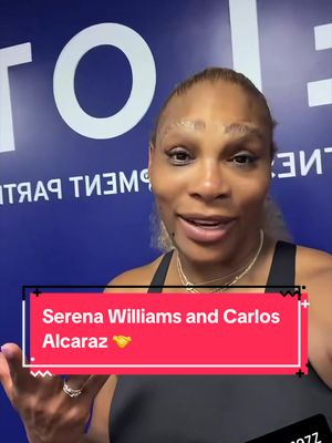 Serena Williams and Carlos Alcaraz with an update following their mixed doubles Round of 16 at the US Open. 😂 (via: @serenawilliams) 