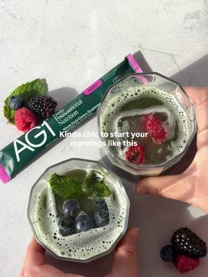 A little freezer prep goes a long way when it comes to your morning ritual 🧊🫐 Ice cubes made with fresh berries and coconut water make every sip of AG1 Berry even more tasty, while also adding some hydration from the coconut water 💚