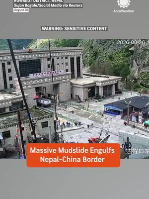 CCTV footage captured the moment a massive mudslide devastated the Nepal-China border crossing on Wednesday. I'll grab this from Jesse's article: A glacial lake outburst above the Bhotekoshi River may have caused the flooding and destruction, Shailendra Thapa, a spokesman for the Armed Police Force, said, but AccuWeather meteorologists pinpoint an earthquake in the area as the root cause. Approximately 400 tourists were reported missing, and 31 people were killed, BBC reported, though the intensity of the disaster dictated that the death toll would rise significantly.