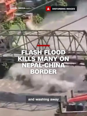 A massive flash flood swept away villages near the Nepal-China border on Wednesday, killing many and prompting a helicopter rescue operation, while Tibet reported major casualties from a related mudslide. #nepal #china #flood 