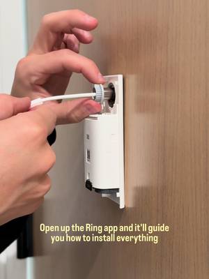 #ad checking off another box on my to-do list, thanks to @Ring  their new peephole cam 2k helps protect my home, in ways I never thought could be possible.