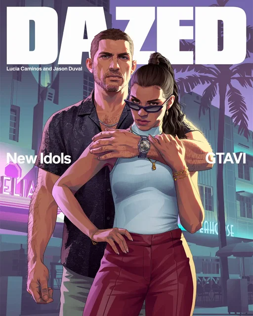 After years of anticipation, Grand Theft Auto VI is nearly here❗️In their first print appearance globally, the game’s protagonists Jason Duval and Lucia Caminos cover the New Idols issue with Dazed. Speaking exclusively with Thom Waite, the creative talents at @Rockstar Games delve into entertainment’s most exciting new property.  Tap the link in bio to read the full cover story 🔗 #Dazed #GTAVI #GTA #NewIdolsissue 