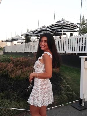 Dinner in the Sunbeams Dress by @Majorelle from @Revolve ✨ #revolvepartner #revolveambassador #littlewhitedress #canadianbloggers #vancouverblogger