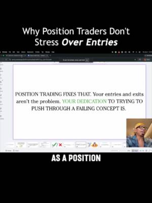 Stop stressing over the perfect entry. If a little drawdown scares you out, you never gave the trade a chance to work.
