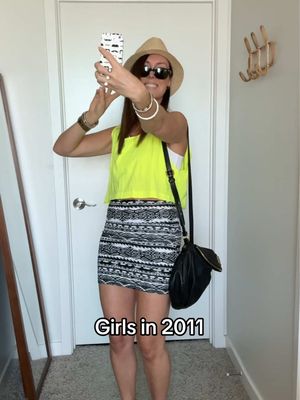 The year of neon EVERYTHING and the born this way album! What a beautiful time in millennial history 🥹 #2010s #millennials 