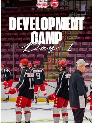 Dev Camp Day 1 RECAP #ohl #soogreyhounds #hockey #camp 