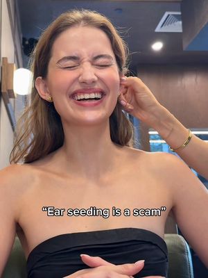 Never trust anyone who says ear seeding is a scam if they haven’t tried it themselves. I went back to Korea to see an ear seeding specialist and I can’t wait to share what I’ve learned #lymphaticdrainage #earseeding #snatched #depuff 