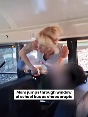 A mother in California was arrested after allegedly smashing a school bus window and climbing inside to get her child, following reports that students had been stuck on the bus for about an hour. One student said kids on the bus got rowdy and that's when the driver stopped the bus. The school district says the driver followed protocol. #california #bus 