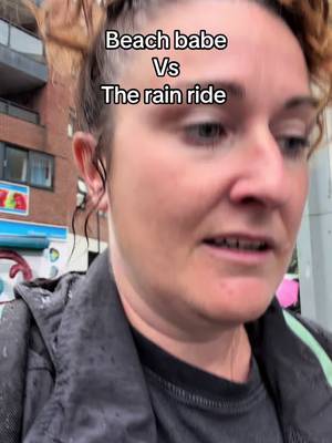 Beach babe vs the rain ride 