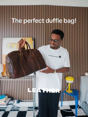 Loveee my bag!!!  #DuffleBag #TravelBag #MensStyle #TravelEssentials #BagReview  