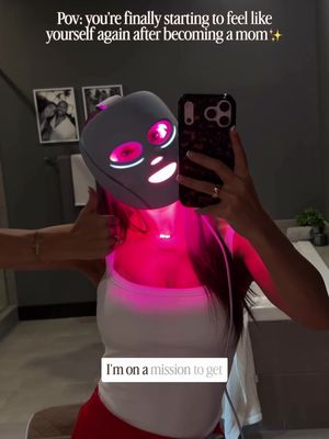 Getting a postpartum glow requires some assistance these days 😅 I've been focusing on little routines that help me feel like me again and have been loving my @Shark Beauty CryoGlow LED Mask. For just a few minutes a day, it helps me take care of my skin while fitting into this busy season of life. ✨ #SharkCryoGlow #SponsoredbySharkBeauty 