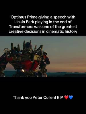 Peter Cullen as Optimus Prime was the epitome of iconic! May he RIP!! ❤️💙 #petercullen #optimusprime #blurayangel #transformers #linkinpark 