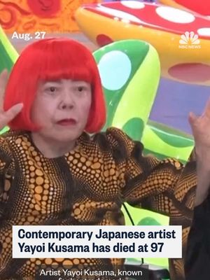 Japanese artist Yayoi Kusama, who splashed her signature polka dots on paintings, sculptures and museum installations around the world, has died, her studio said. She was 97.