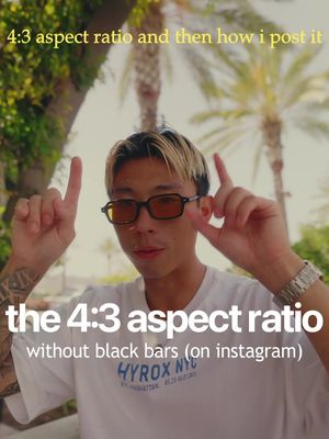 How to do 4:3 on davinci resolve. This is for instagram but the 4:3 still works here too! 