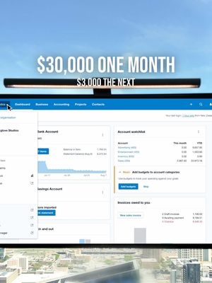 Paid partnership with @xero. Creator income swings hard and this is the system that keeps it manageable. Special Xero offer: Visit the link in my bio for a special offer. Terms & Conditions apply.* Not financial advice, just how I run mine. Save this one. #xero #xeropartner #ad 