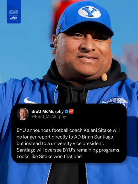 🚨CHANGES IN THE ATHLETIC DEPARTMENT🚨 The university announced that BYU football would be seperate from the rest of the athletics department.  📸 deseretnews  • • • #gocougs #byufootball #byu #gocougs🤙 #byumbb
