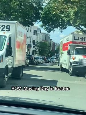 so how many trucks we think are gettin stuck on storrow this yr? 👀 #boston #movingday 