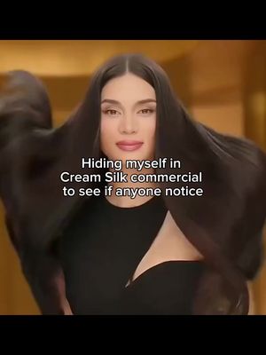 Hiding myself in Cream Silk commercial to see if anyone notice #CreamSilkPhilippines #CreamSilkPH #CreamSilkConditionedToWin @Cream Silk Philippines 