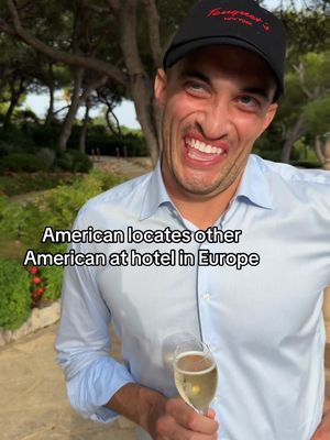 American in Europe finds other American in Europe  #fy #europe 
