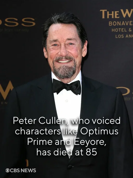 Peter Cullen, a prolific voice actor who enlivened scores of TV series, specials and movies, including Optimus Prime in the syndicated 1984 series "Transformers" and Eeyore in the Winnie the Pooh cartoon franchise, has died. He was 85. #PeterCullen 