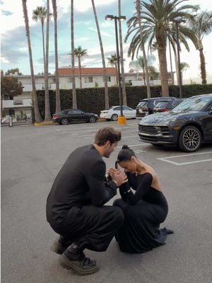 how I manifested him 🖤 #couple #manifestation 