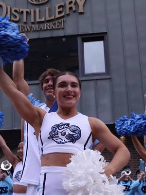 Getting in the game day spirit 📣 Unbelievable scenes at the Teeling Whiskey Distillery as the UNC Band & Cheer put on a show‼️ #MuchMoreThanAGame | #TouchdownDublin | #TouxhdownIreland