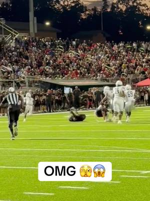 QB takes two defenders with him on a nasty juke 🤢 #highschoolfootball #alabama #fyp 