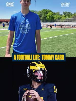 Get to know freshman QB Tommy Carr 🔥〽️ • • • • #GoBlue #GoBlue〽️ #MichiganWolverines #MichiganFootball #Explore @The College Sports Company 